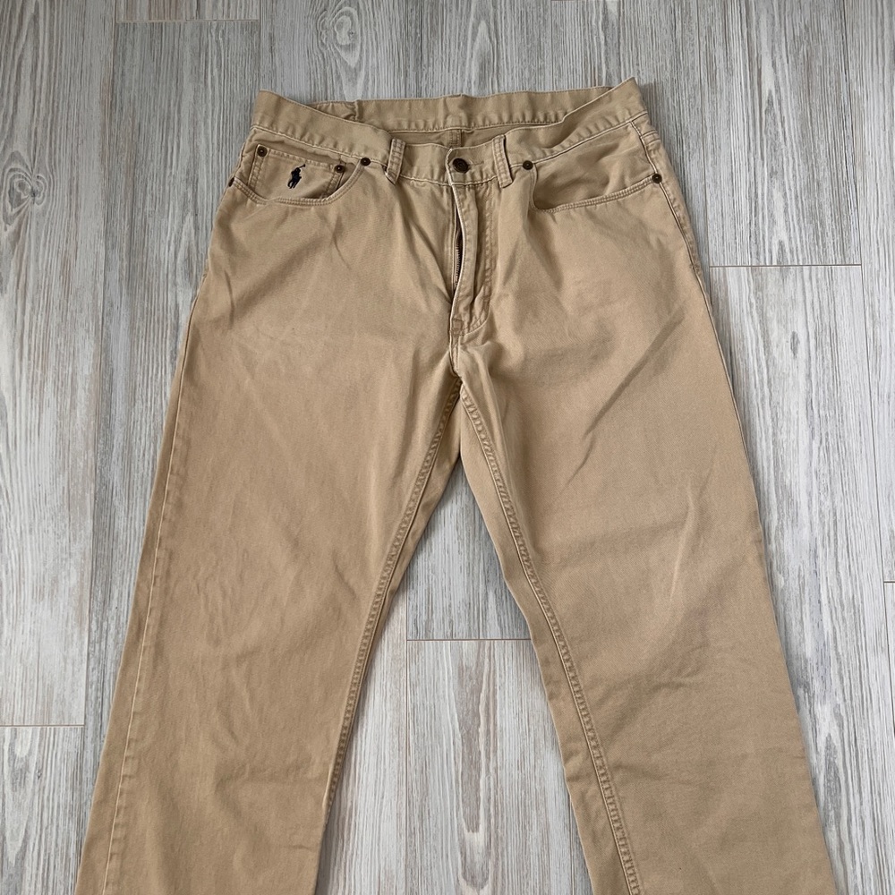 Polo Ralph Lauren khaki Chino Pants Men’s Size 34”W x 28”L